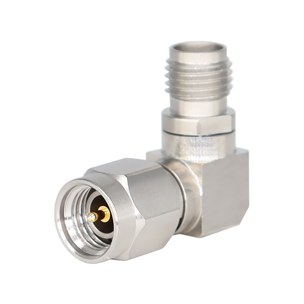 3.5公头转3.5母头 26.5GHz 弯头高频转接器