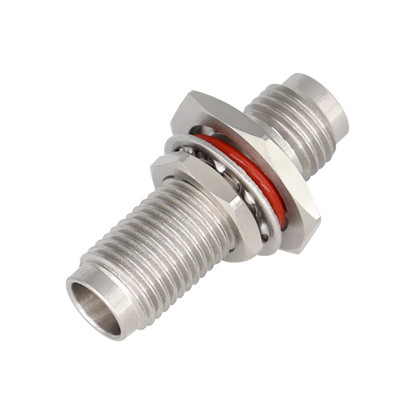 1.85母头转1.85母头 67GHz 穿墙式防水高频转接器