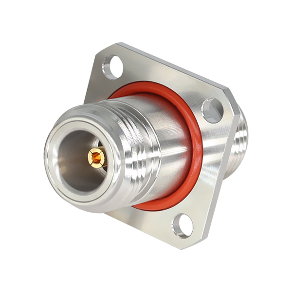 N母头转N母头 18GHz 穿墙式防水高频转接器