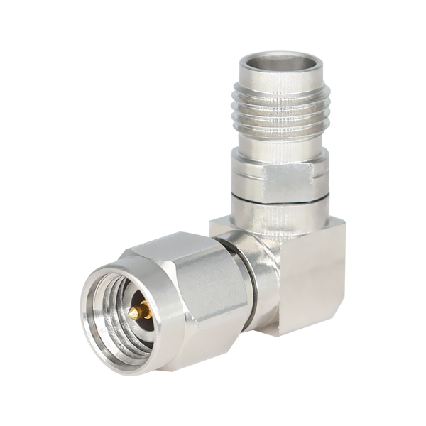 2.4母头转2.92公头 40GHz 弯头高频转接器