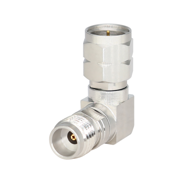 2.4公头转2.4母头 50GHz 弯头高频转接器