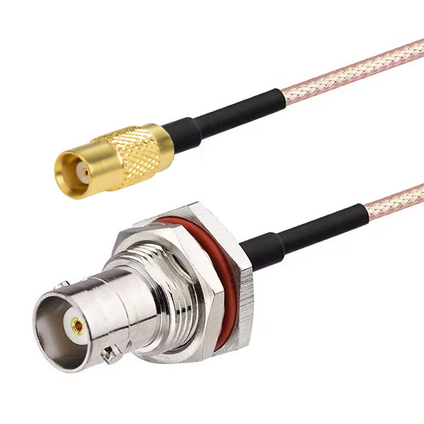 防水BNC母头转MCX母头转接线