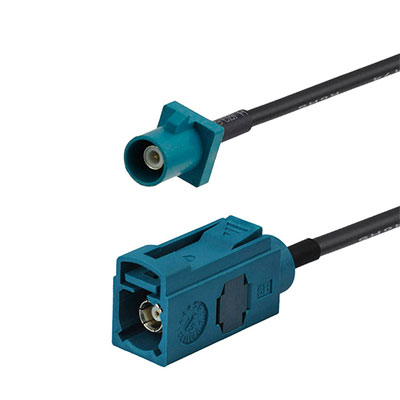 Fakra Z公头转Fakra Z母头转接线