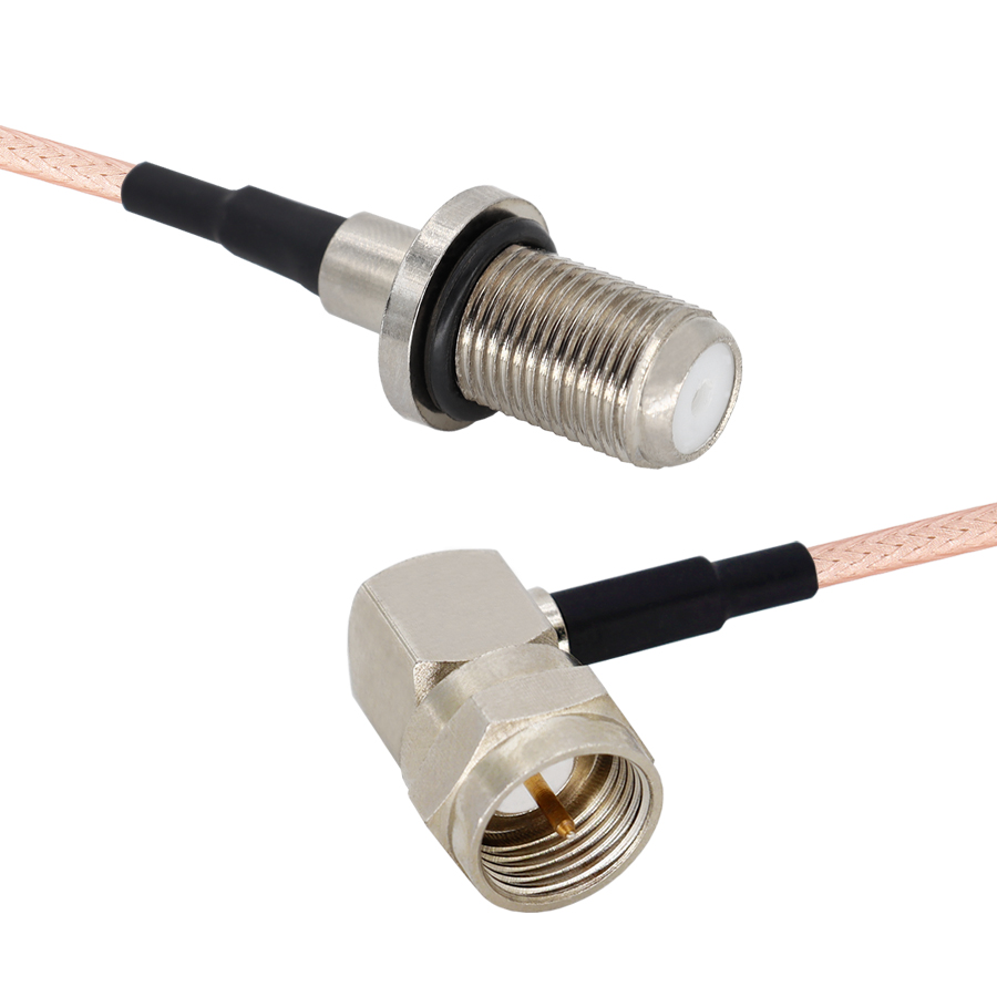 F母头转F弯公头连接线