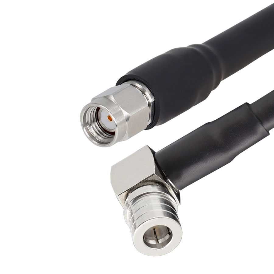 SMA公头转QMA弯公头连接线