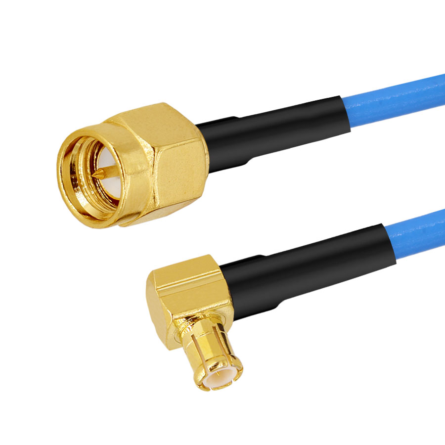 MCX弯公头转SMA公头连接线