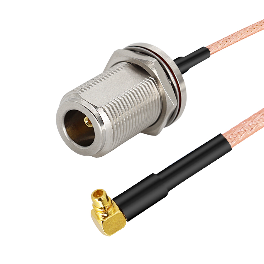 防水N母头转MMCX弯公头连接线