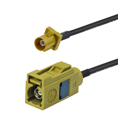Fakra K公头转Fakra K母头转接线